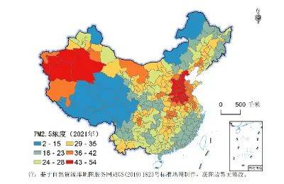 小苹果版中国行政:【资源0210】中国342城市PM2.5年均浓度SHP+excel数据集