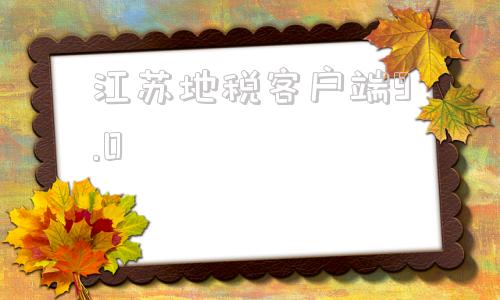 江苏地税客户端9.0江苏地税电子税务局官网